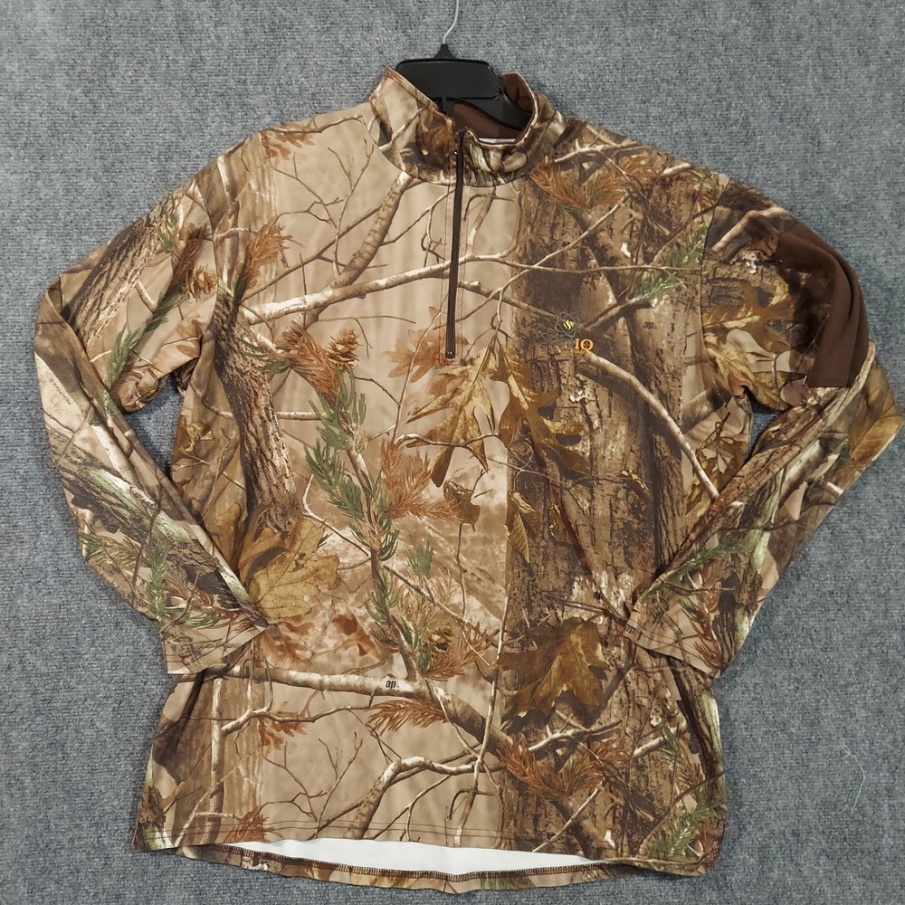 Rocky Pullover Jacket Mens XL Camo Realtree ScentIQ Atomic‎ Hunting Outdoors